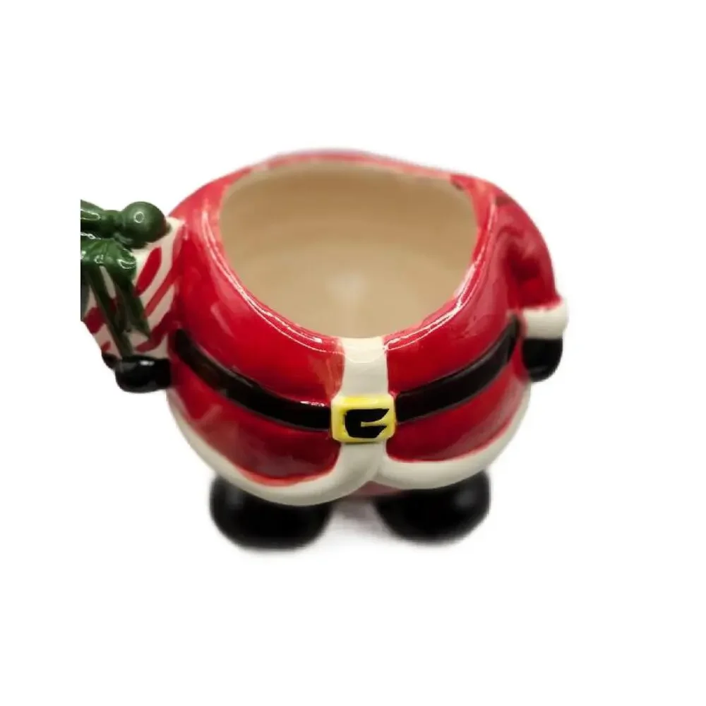 Vintage Christmas Santa Cookie Jar